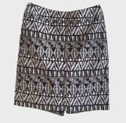 𝅺CYNTHIA rowley tribal print skirt