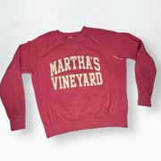 Martha’s Vineyard Letter Patch Sweatshirt