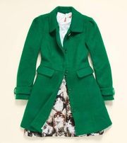 New with out Tags, ModCloth Ladylike Lately Collared Coat in Green