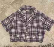 plaid button shirt flannel