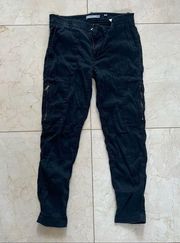 Vince Like New Sz 4 Linen Joggers with Zipper