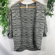 4/$25 Xhilaration patterned dolman sleeve sweater