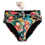 Fleur De Flora High Waist Bottoms Swimwear Women's Size XXS NWT