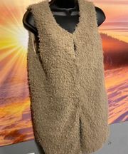 Windsor faux fur vest brown medium