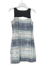 NWT  blue and black cut out back dress size 4