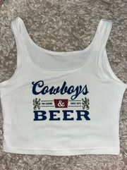 Cowboys and Beer Tank