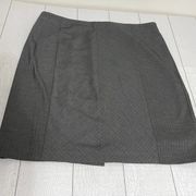 NEW YORK & COMPANY Gray Pinstripe Pencil Skirt Size 16