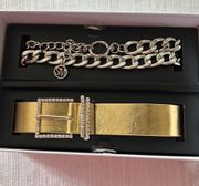 2-Steve Madden Belt Set Size L/XL-NIB