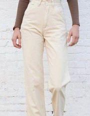 Brandy Melville Cream Cargo Pants