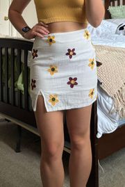 Boutique Embroidered Skirt