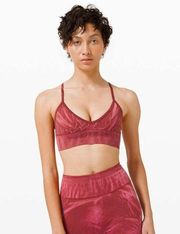 Ebb To Street Bra A/B Cup Stone Wash Chianti 8 Dark Red Seamless Yoga