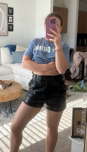 Leather Shorts