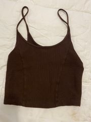 Brown Tank Top