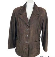 Wilson's Adventure Bound thinsulate brown leather jacket vintage size M