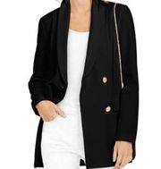 INC Black Blazer With Gold Buttons M