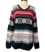 Vintage nordic fair isle sweater