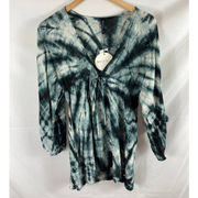 NWT Boho Me Nordstrom Tie dye V Neck Tunic Size small