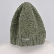 Life is Good Sage Green Soft Chenille Beanie Winter Hat