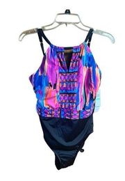 Jantzen *Tummy Control * One piece * Swimsuit Sz 8 NWT