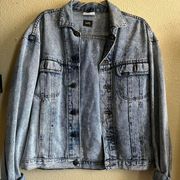 Lee Vintage Bleach Wash Denim Jacket