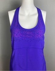 Title Nine purple tennis dress built-in bra in pink size small