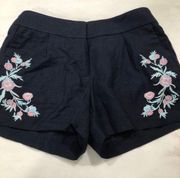 NWT‎ LOFT Embroidered Shorts