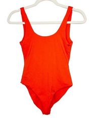 GIRLFRIEND COLLECTIVE Orange Whidbey One-Piece Full Body Swimsuit Small