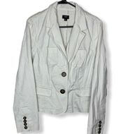 Maurices cream button jacket blazer