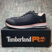 Timberland PRO Drivetrain Composite Safety Toe Work Sneaker Shoes in Black/Pink