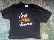 Mystic Pizza 80s movie logo black t-shirt, size XL