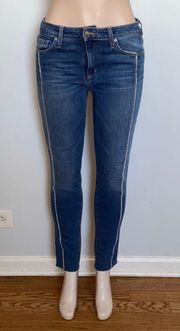 Joe’s Icon Frayed Seam Skinny Jeans