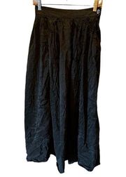 Perry Ellis Portfolio Silk Blend Black Skirt