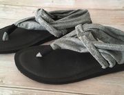 Gray Sandals, Size 9