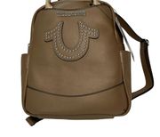 True Religion Light Brown Studded Mini Backpack