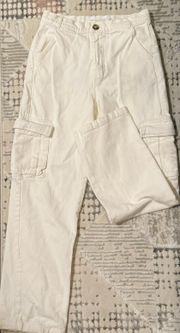 White Cargo Pants