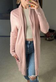 Leith: Dusty Pink Duster Cardigan