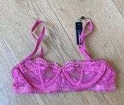 Lounge Underwear Lace Bra in Pink