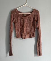 Knit Cropped Sweater 