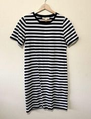 Michael Kors Womens T-Shirt Dress Size XS Striped Basic Minimalist Designer NWT