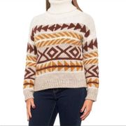 Anthropologie Elsamanda Wool Blend Turtleneck Sweater size medium