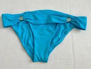 Melissa Odabash Exclusive Grenada Turquoise Bikini Bottom Size 6