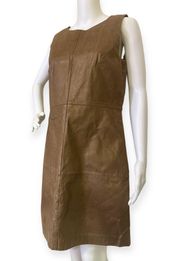 Leather  Knee-Length Dress