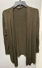 Olive Green Light Cardigan