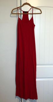 Red Maxi Dress