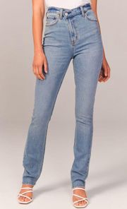 Abercrombie Curve Love 90s Slim Straight Jeans *LONG