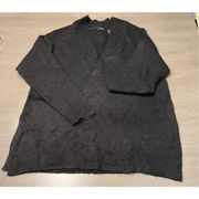 Womens Black  Sweater Sweater Size Medium V-Neck‎ Long Sleeve