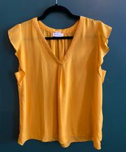 Mustard Yellow Work Blouse