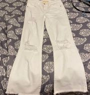 NWT!! White Flare Jeans 