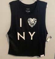 Diamond I love NY tank muscle tee size Medium NWT