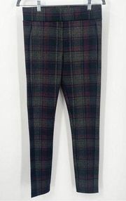 Ann Taylor Factory Plaid Pull On Leggings Size 6
